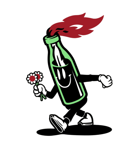 LIMBUS giphyupload flowers walk acab Sticker