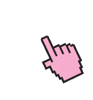 Click Look Here Sticker by doña batata