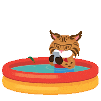 Work From Home Pool Sticker by Dreamforce & Salesforce Events