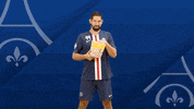 Pop Corn Eating GIF by Paris Saint-Germain Handball