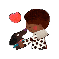 Dog Love Sticker