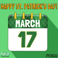 St Patricks Day Penguin GIF by Pudgy Penguins