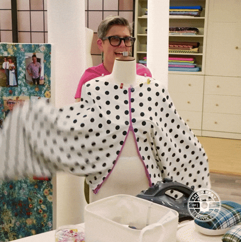 Excited Ghost GIF by The Great British Sewing Bee