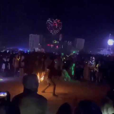 Unofficial 'Burning Man' Festival