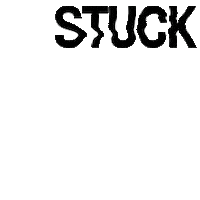 stuck Sticker by Brat