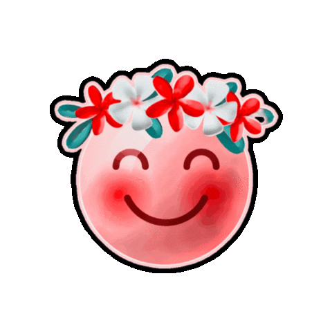 Happy Flowers Sticker by The3Flamingos