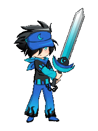 Lunime anime blue games life Sticker