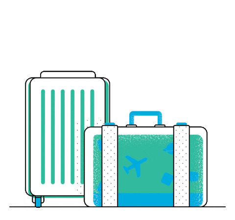 parkedcity giphyupload travel airplane airport Sticker
