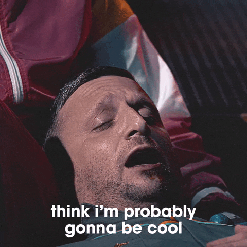 Feeling Better Be Cool GIF by Tim Robinson