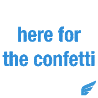 here for the confetti Sticker by Elevate Experiences