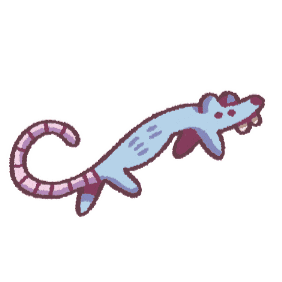 adeliegir giphyupload mouse rat souris Sticker