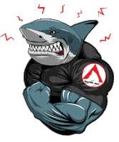 Angry Sport Sticker by SHARKRIG