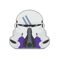 Star Wars Helmet Sticker