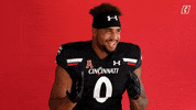 University Of Cincinnati Reaction GIF by Cincinnati Bearcats