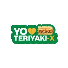 SubwayAr love subway teriyakix Sticker