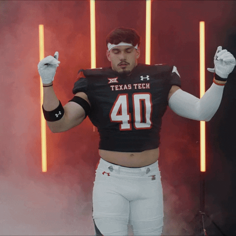 College Football Sport GIF by Texas Tech Football