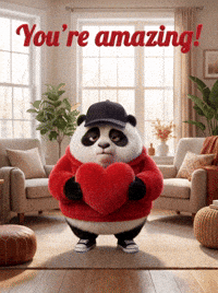 Love It Red Heart GIF