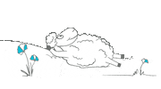 spring chilling Sticker by Breden Kids