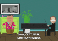 performance piano GIF by South Park 