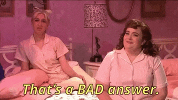 aidy bryant thats a bad answer GIF by Saturday Night Live