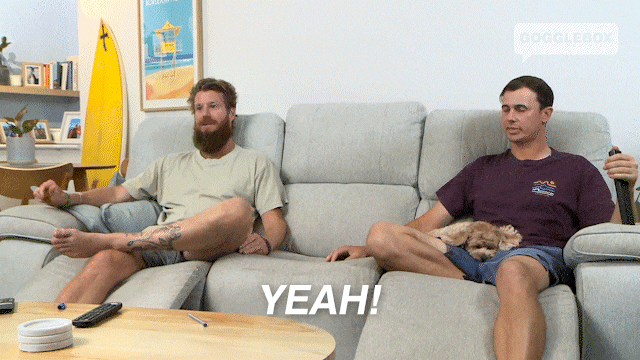 Friends Yes GIF by Gogglebox Australia