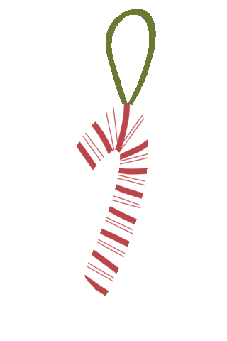 Hanging Merry Christmas Sticker by Rachel Schelb