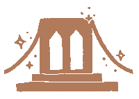 Nyc Brooklyn Sticker by Ashleigh Kiser