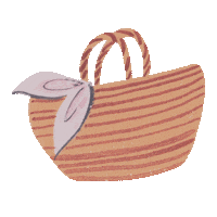 CalieMee summer pink beach spring Sticker