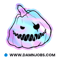 Halloween Sticker Sticker by Damnjobs