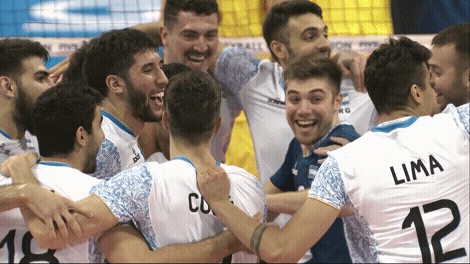 Happy Here We Go GIF by Volleyball World