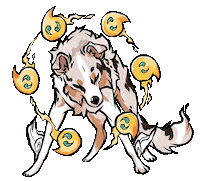 Australian Shepherd Wolf Sticker