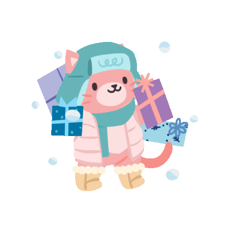 Cat Christmas Sticker by Cubcoats