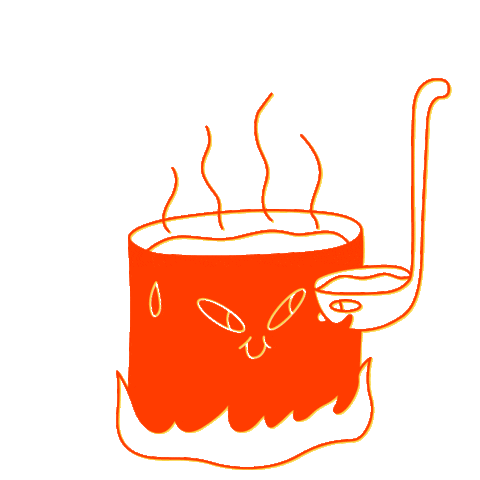 Boiling Pot Sticker by AskMama