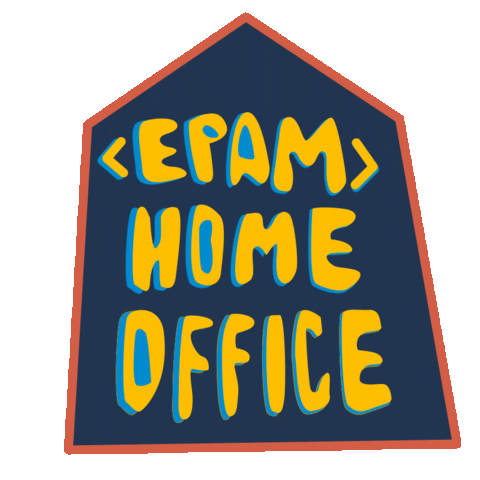 Wfh Sticker by EPAM Belarus