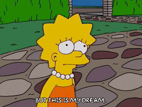 lisa simpson shrug GIF