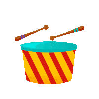 Carnival Drum Sticker by SLI Jakarta