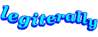 blue Sticker by AnimatedText