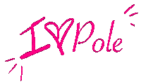 XimenaART pink pole poledancing ximenaart Sticker