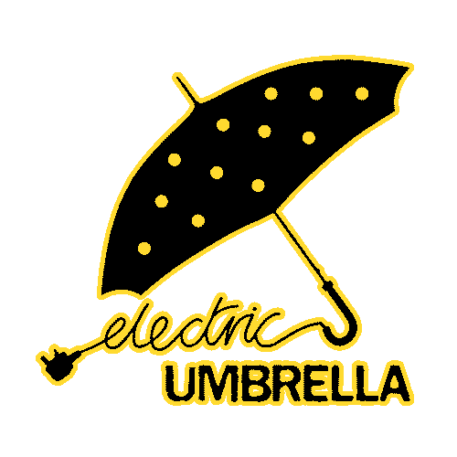 ElectricUmbrella logo uk charity electric Sticker