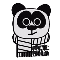 Panda Defender Sticker by ARCTICPANDA.de