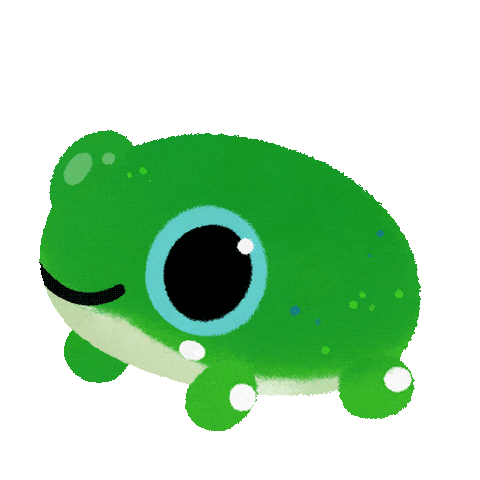 Frog What Sticker by pikaole