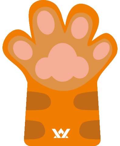 Hands Up Cat Sticker by vetconcept