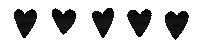Black Hearts Love Sticker by Zus Designs