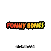 Funny Bones Lol Sticker by chukels