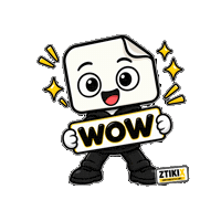 Surprise Wow Sticker by ZTIKIX