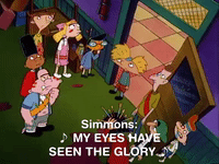 hey arnold nicksplat GIF