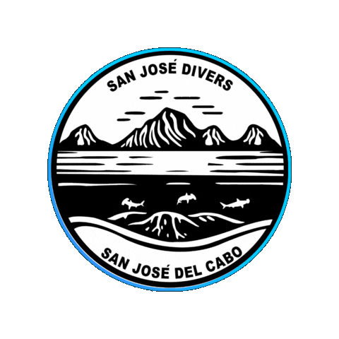 Sanjosedivers giphygifmaker mexico shark diving Sticker