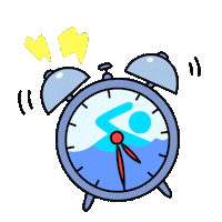 Early Morning Swimming Sticker by SwimOutlet