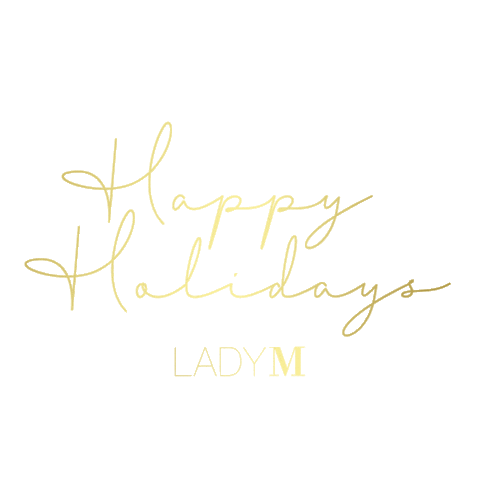 Lady M Happy Holidays Sticker by Lady M Cakes