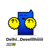 Dc Delhi Sticker by Nestaway